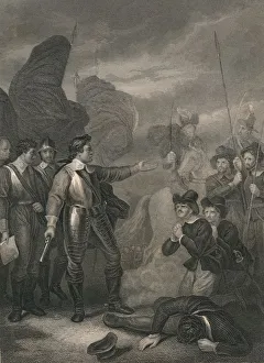Cromwell Suppressing The Mutiny in the Army, c1640s, (mid 19th century). Creator: J Rogers