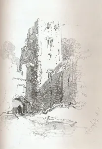 Henry Bright Prints: Crookston Castle, near Paisley, 1840. Artist: Henry Bright