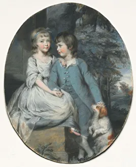 Cropley Ashley-Cooper (Later 6th Earl of Shaftesbury) with His Sister... c. 1776