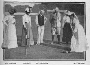 Black And White Publishing Gallery: The Croquet Tournament at Southampton, 1900. Artist: Stuart