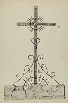Al Curry Prints: Cross, c. 1936. Creator: Al Curry