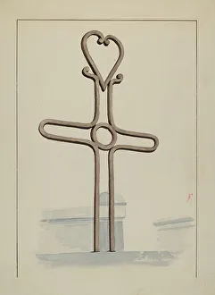 Verbeke Lucien Prints: Cross, c. 1936. Creator: Lucien Verbeke