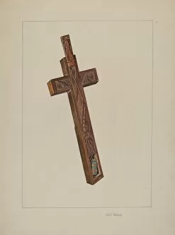 Cross, c. 1937. Creator: Carl Keksi