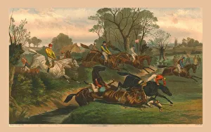 Jump Prints: Cross Country Colours, 1877. Creator: John Sturgess