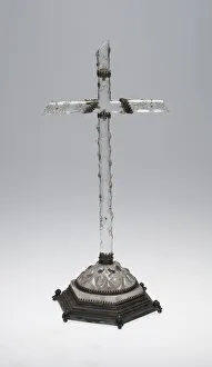 Organic Prints: Cross, France, 19th century. Creator: Unknown