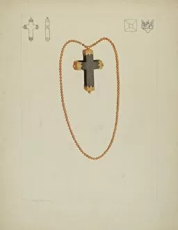 Cross Necklace, 1935 / 1942. Creator: Tulita Westfall