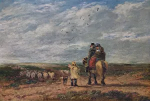 The Cross Road, 1850. Artist: David Cox the elder