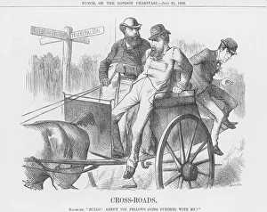 Lord Salisbury Collection: Cross-roads, 1886. Artist: Joseph Swain