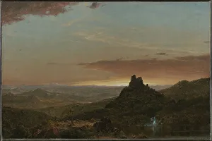 Frederick Edwin Church Prints: Cross in the Wilderness, 1857. Creator: Frederic Edwin Church