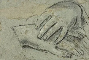 Cavedoni Giacomo Prints: Crossed Hands (recto); Right Foot
