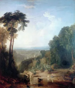 Images Dated 21st February 2008: Crossing the Brook, c1815. Artist: JMW Turner