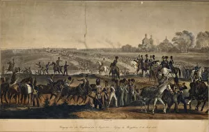 The Crossing the Dnieper on August 14, 1812, 1820s. Artist: Faber du Faur, Christian Wilhelm, von (1780-1857)