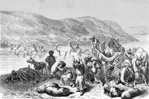 Crossing the Oxus; Notes on Western Turkistan, 1875. Creator: Unknown
