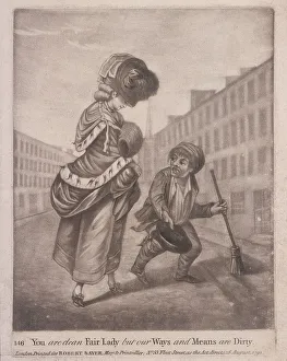 Sweeping Prints: A crossing-sweeper, 1791