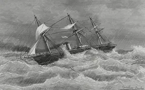 Ocean Prints: Crossing of the war frigate Navas de Tolosa to the Pacific ports, 1882, (1883)