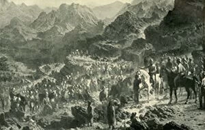 Cobban Gallery: Crossing the Zamburak Kotal, (1901). Creator: Unknown