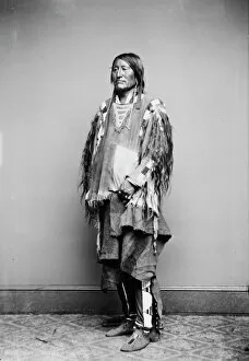Haberdashery Gallery: Crow Indian Chief, between 1855 and 1865. Creator: Unknown