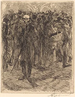 In the Crowd (Dans la foule), 1900. Creator: Paul Albert Besnard