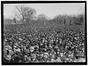 Us Capitol Prints: Crowd At U.S. Capitol, Washington, D