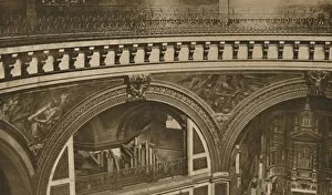Sir Christopher Wren Collection: From Crown To Base of Londons Vast Cathedral: The Whispering Gallery, c1935. Creator: Unknown