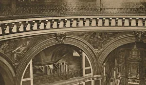 Sir Christopher Wren Collection: From Crown To Base of Londons Vast Cathedral: The Whispering Gallery, c1935. Creator: Unknown