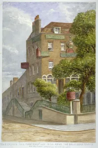 Pentonville Prints: The Crown Inn, Pentonville Hill, Islington, London, c1865. Artist: JT Wilson