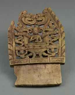 Crown Panel Depicting a Tathaghata, 12th century. Creator: Unknown