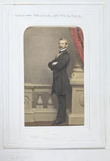 Frederick Iii Prints: The Crown Prince of Prussia, 1860-69. Creator: John Jabez Edwin Mayall