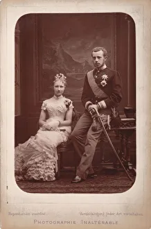 Crown Prince Rudolf with Princess Stephanie of Belgium on the occasion of their
