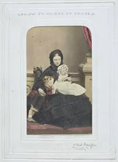 Prussia Gallery: The Crown Princess of Prussia, 1861. Creator: John Jabez Edwin Mayall