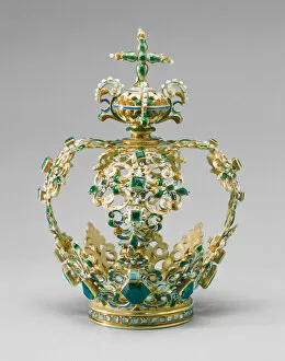 Diamond Gallery: Crown, Probably for a Statue of the Christ Child, Spain, c. 1600-c. 1650