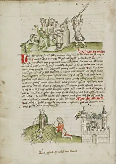 Crowned Prints: A Crowned Couple with a Dog and a Donkey: A Woman Feeding a Bird