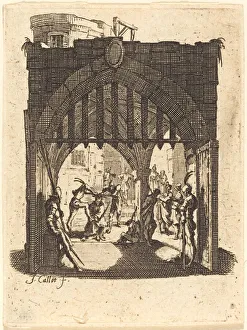Beaten Prints: The Crowning with Thorns, c. 1624 / 1625. Creator: Jacques Callot
