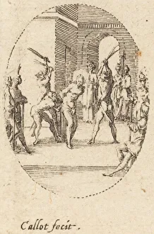 Crown Of Thorns Collection: Crowning with Thorns, c. 1631. Creator: Jacques Callot