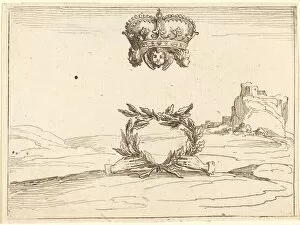 Emblem Gallery: The Two Crowns. Creator: Jacques Callot