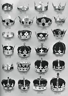 Henry I Prints: The crowns of English sovereigns from William the Conqueror to Charles I, 1937