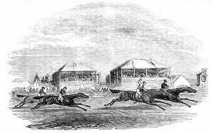 Horse Race Gallery: Croxton Park track - the race, 1844. Creator: Unknown