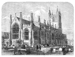Scott Gilbert Prints: Croydon New Parish Church, 1870. Creator: Unknown