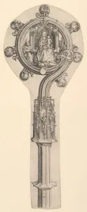 Bishops Staff Prints: The Crozier, ca. 1435-1491. Creator: Martin Schongauer