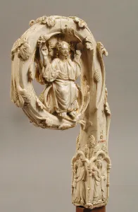 Crosier Collection: Crozier Head, Italian, ca. 1350-75. Creator: Unknown