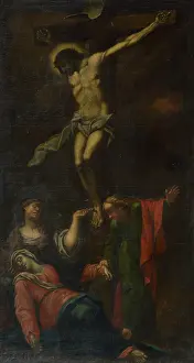 Saint Magdalene Prints: Crucified, 1692. Creator: Antoni Franciszek Ludwik Konikiewicz