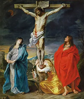 Loyalty Prints: The Crucified Christ with the Virgin Mary