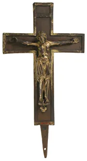 Westphalia Prints: Crucifix, German, 1125-50. Creator: Unknown