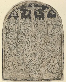 Crucifixion, 1450-75. 1450-75. Creator: Anon