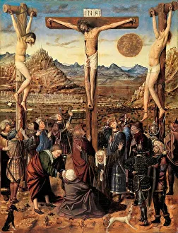 The Crucifixion, 1450. Creator: Anon