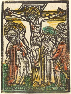 The Crucifixion, 1460 / 1480. Creator: Workshop of the Master of the Aachen Madonna