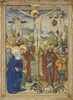 The Crucifixion, 1481-82. Creator: Circle of the Housebook Master (German, active Middle Rhineland)