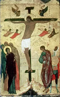 Men And Women Gallery: Crucifixion, 1500. Artist: Dionisy