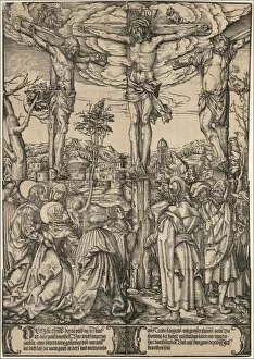 Bleeding Gallery: The Crucifixion, 1527. Creator: Hans Burgkmair, the Elder