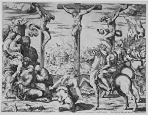 Cecchino Del Salviati Gallery: Crucifixion, 1541. 1541. Creator: Anon